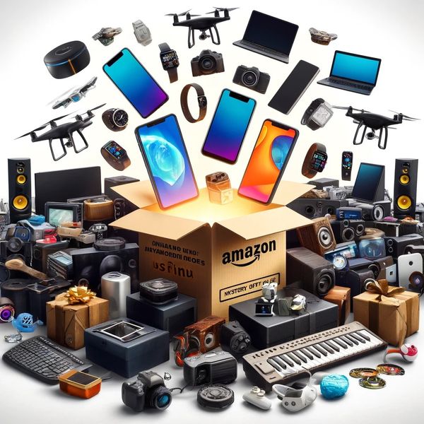 🎁Caja Sorpresa 2025 - Pallets Devueltos de Amazon📱💻🎮